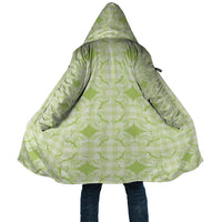 Omaomao Hawaii Iwa Bird Palaka Motifs Cloak LT14 Unisex Green - Polynesian Pride