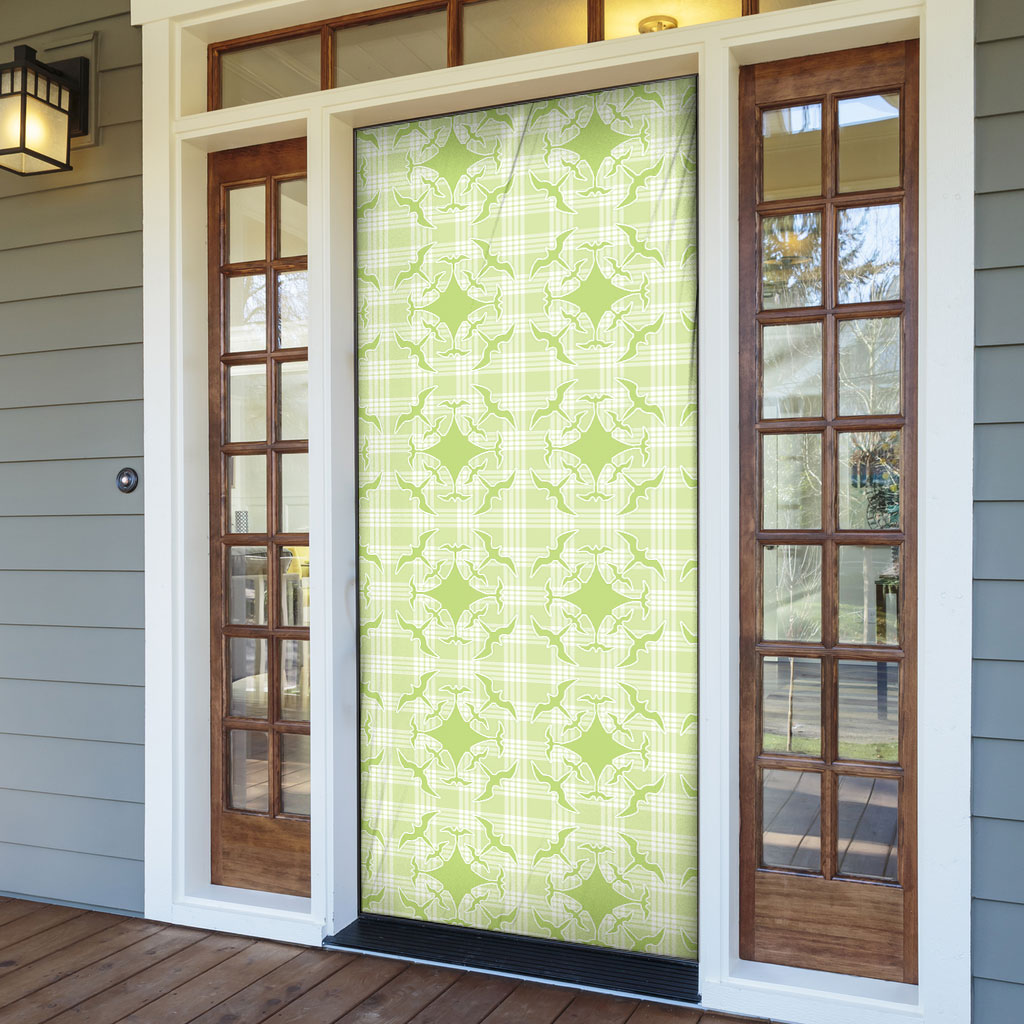 Omaomao Hawaii Iwa Bird Palaka Motifs Door Cover LT14 - Polynesian Pride