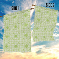 Omaomao Hawaii Iwa Bird Palaka Motifs Garden Flag LT14 - Polynesian Pride