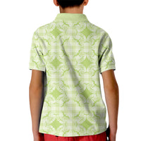 Omaomao Hawaii Iwa Bird Palaka Motifs Kid Polo Shirt LT14 - Polynesian Pride
