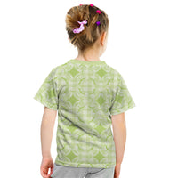 Omaomao Hawaii Iwa Bird Palaka Motifs Kid T Shirt LT14 - Polynesian Pride