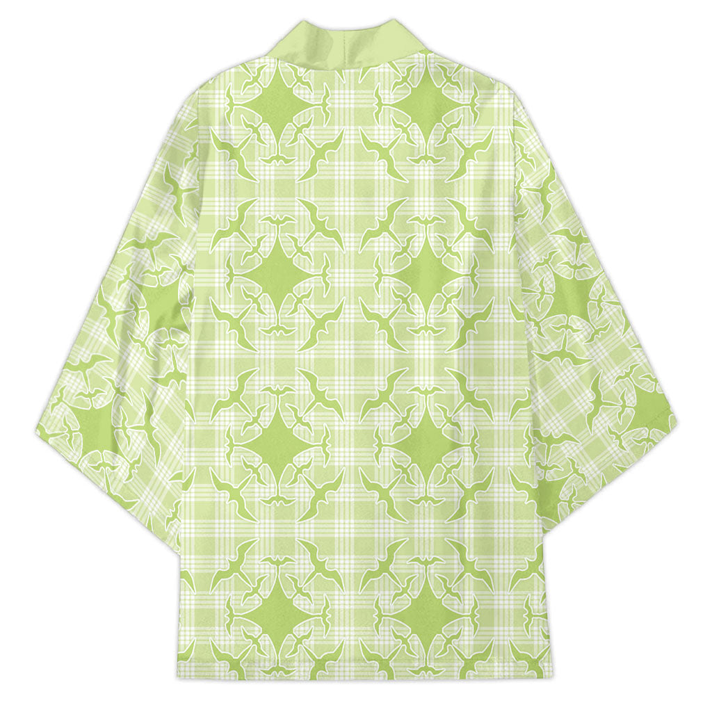 Omaomao Hawaii Iwa Bird Palaka Motifs Kimono LT14 - Polynesian Pride