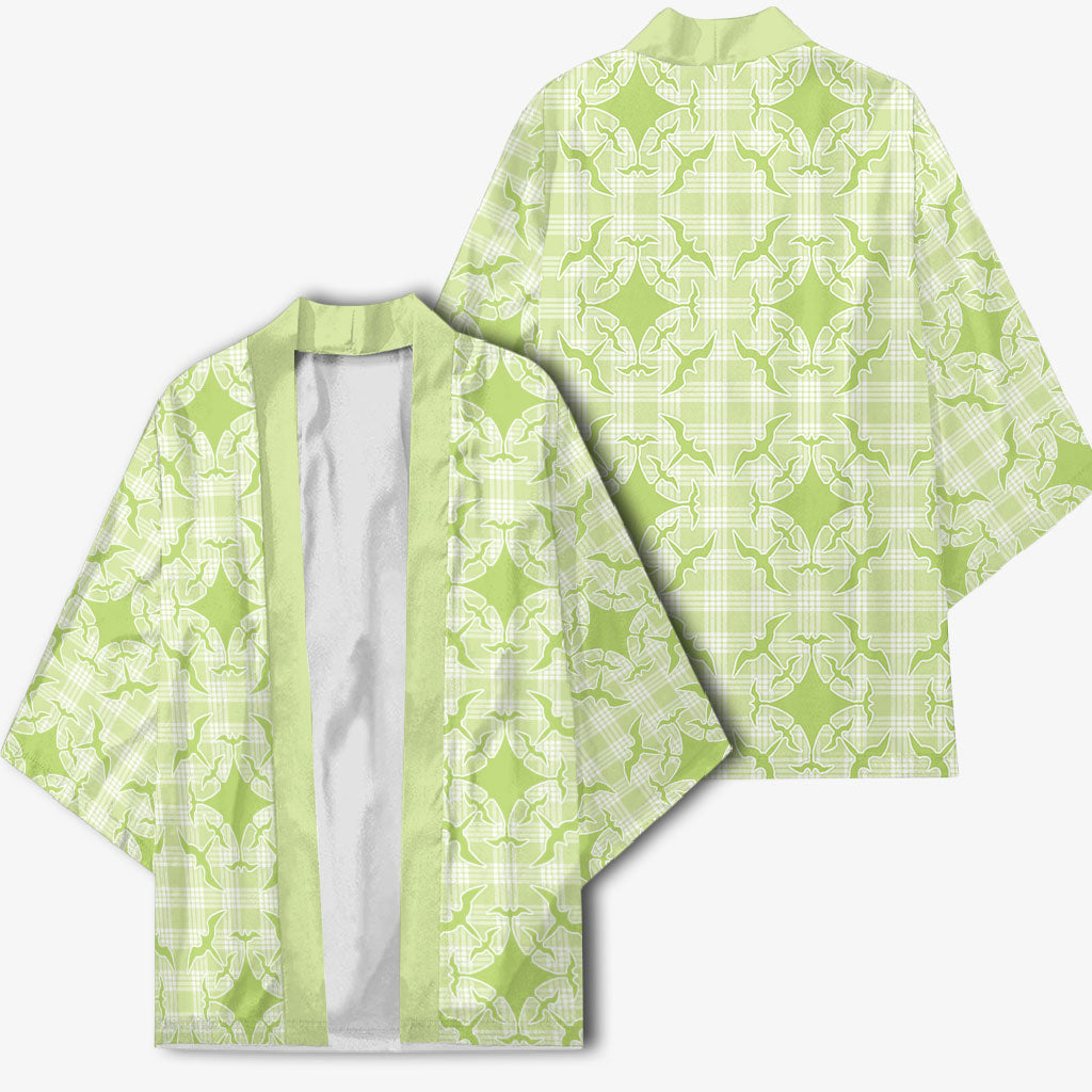 Omaomao Hawaii Iwa Bird Palaka Motifs Kimono LT14 - Polynesian Pride
