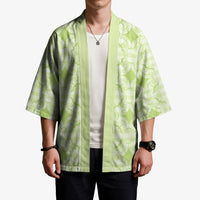 Omaomao Hawaii Iwa Bird Palaka Motifs Kimono LT14 - Polynesian Pride