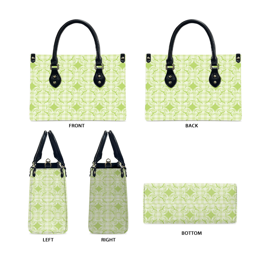 Omaomao Hawaii Iwa Bird Palaka Motifs Leather Bag LT14 - Polynesian Pride
