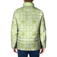 Omaomao Hawaii Iwa Bird Palaka Motifs Padded Jacket LT14 - Polynesian Pride