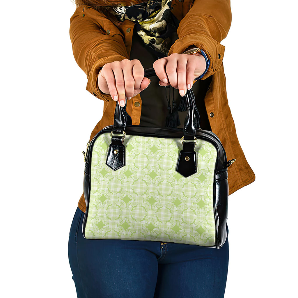 Omaomao Hawaii Iwa Bird Palaka Motifs Shoulder Handbag LT14 One Size Green - Polynesian Pride