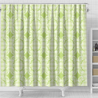 Omaomao Hawaii Iwa Bird Palaka Motifs Shower Curtain LT14 - Polynesian Pride