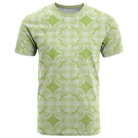 Omaomao Hawaii Iwa Bird Palaka Motifs T Shirt LT14 Green - Polynesian Pride