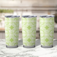 Omaomao Hawaii Iwa Bird Palaka Motifs Tumbler Cup LT14 - Polynesian Pride