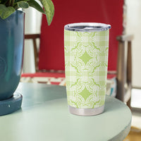 Omaomao Hawaii Iwa Bird Palaka Motifs Tumbler Cup LT14 - Polynesian Pride