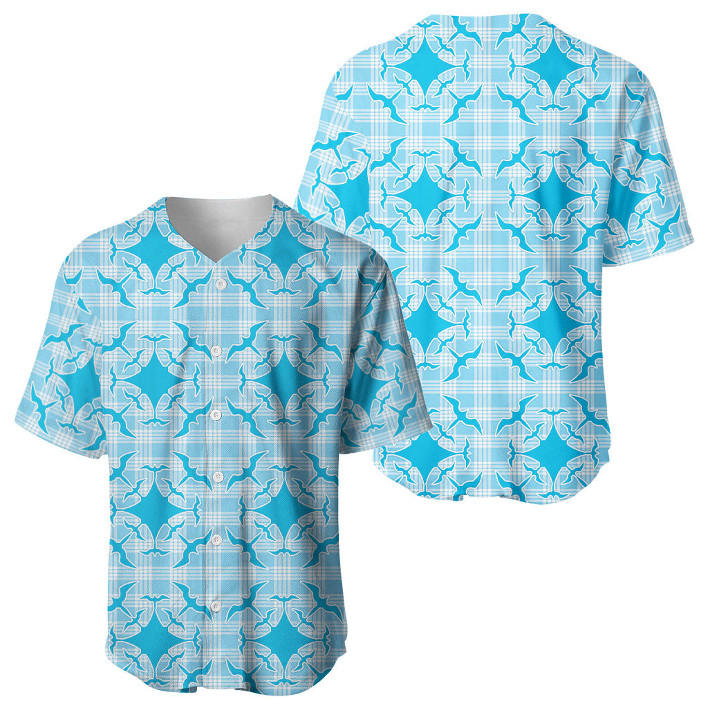 Polu Hawaii Iwa Bird Palaka Motifs Baseball Jersey LT14 - Polynesian Pride
