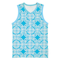 Polu Hawaii Iwa Bird Palaka Motifs Basketball Jersey LT14 Unisex Blue - Polynesian Pride