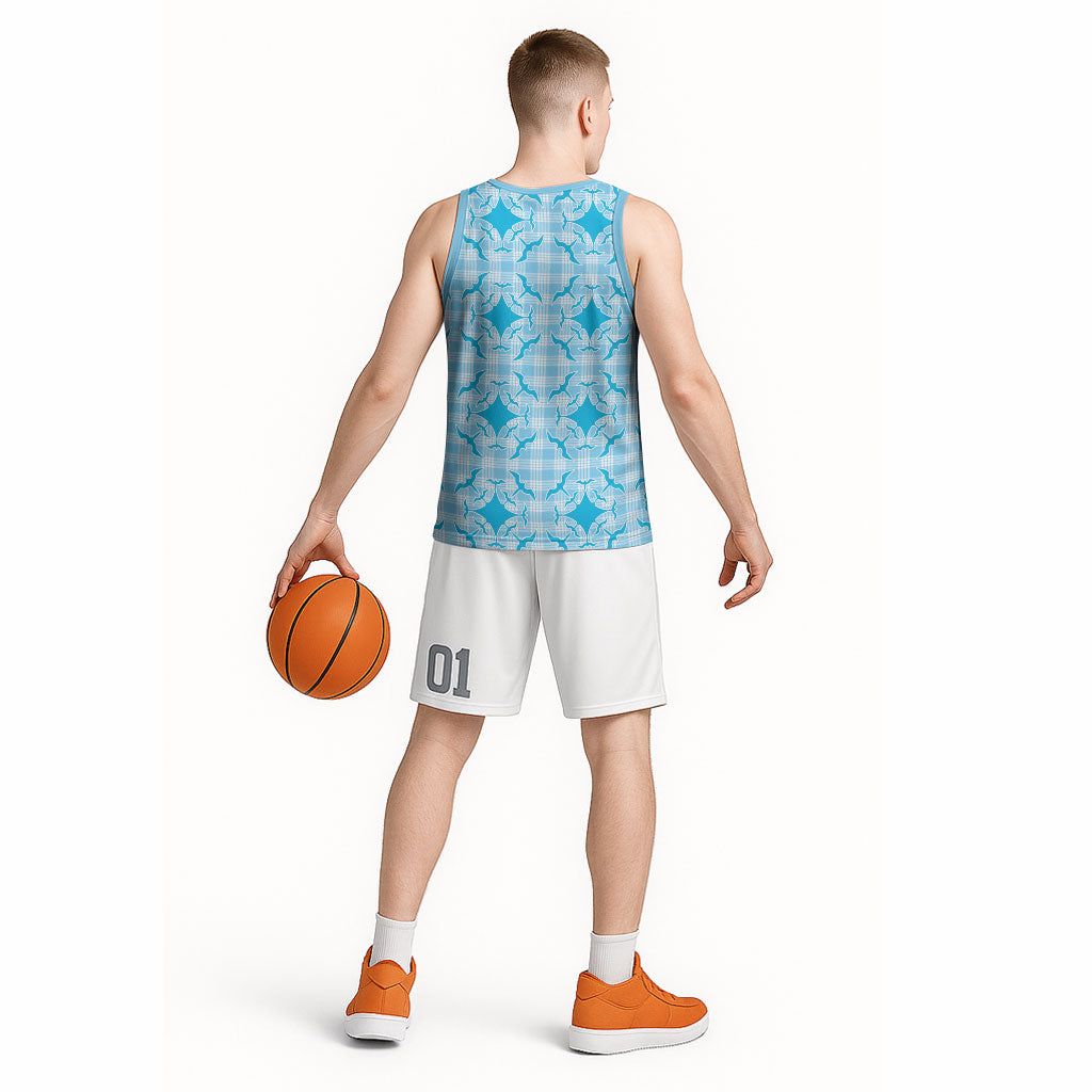 Polu Hawaii Iwa Bird Palaka Motifs Basketball Jersey LT14 - Polynesian Pride