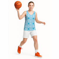 Polu Hawaii Iwa Bird Palaka Motifs Basketball Jersey LT14 - Polynesian Pride