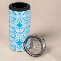 Polu Hawaii Iwa Bird Palaka Motifs 4 in 1 Can Cooler Tumbler LT14 - Polynesian Pride