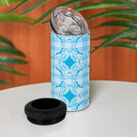 Polu Hawaii Iwa Bird Palaka Motifs 4 in 1 Can Cooler Tumbler LT14 - Polynesian Pride