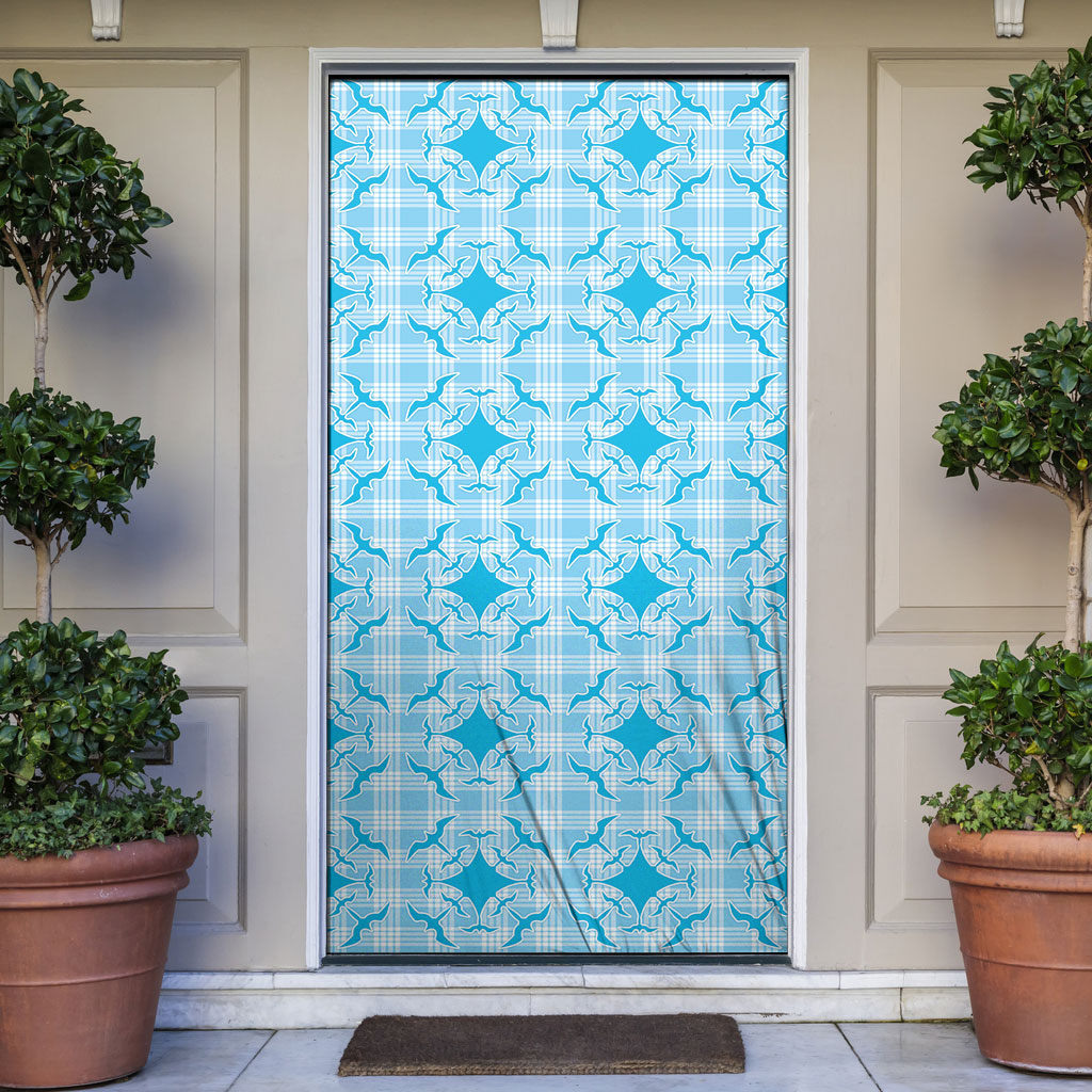 Polu Hawaii Iwa Bird Palaka Motifs Door Cover