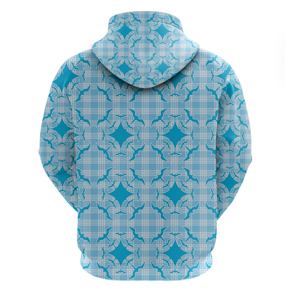 Polu Hawaii Iwa Bird Palaka Motifs Hoodie LT14 - Polynesian Pride