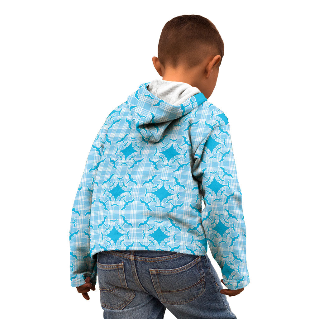 Polu Hawaii Iwa Bird Palaka Motifs Kid Hoodie LT14 - Polynesian Pride