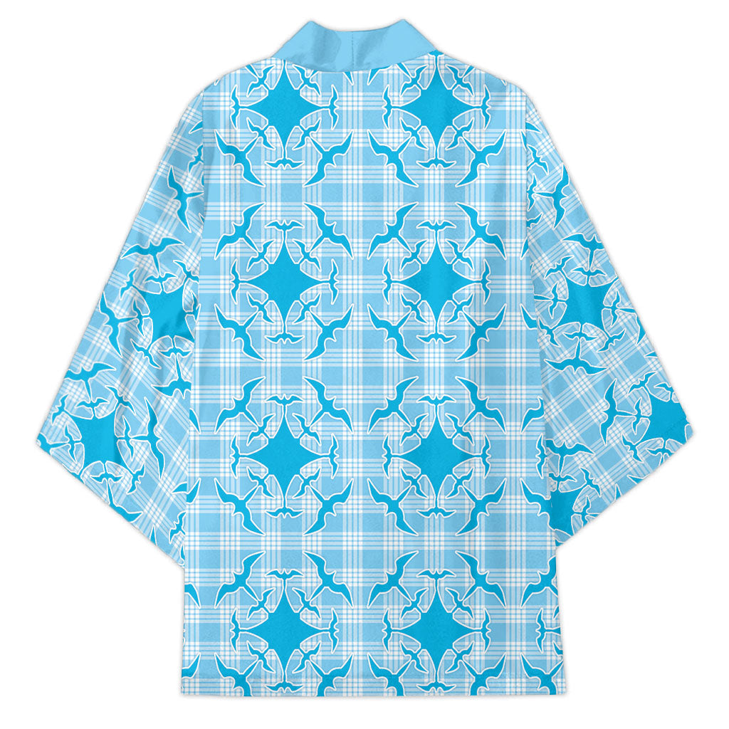 Polu Hawaii Iwa Bird Palaka Motifs Kimono LT14 - Polynesian Pride