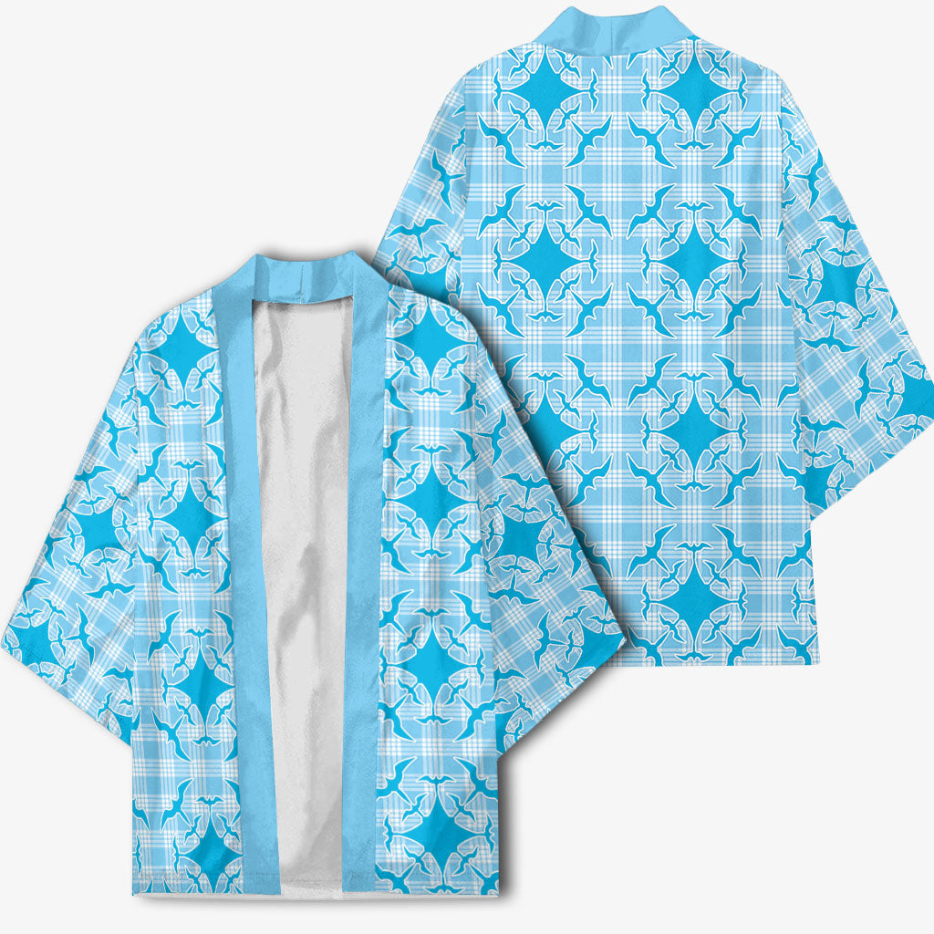 Polu Hawaii Iwa Bird Palaka Motifs Kimono LT14 - Polynesian Pride