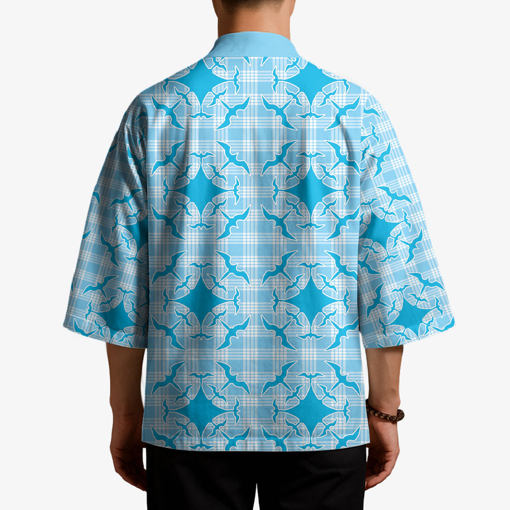 Polu Hawaii Iwa Bird Palaka Motifs Kimono LT14 - Polynesian Pride