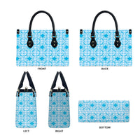 Polu Hawaii Iwa Bird Palaka Motifs Leather Bag LT14 - Polynesian Pride