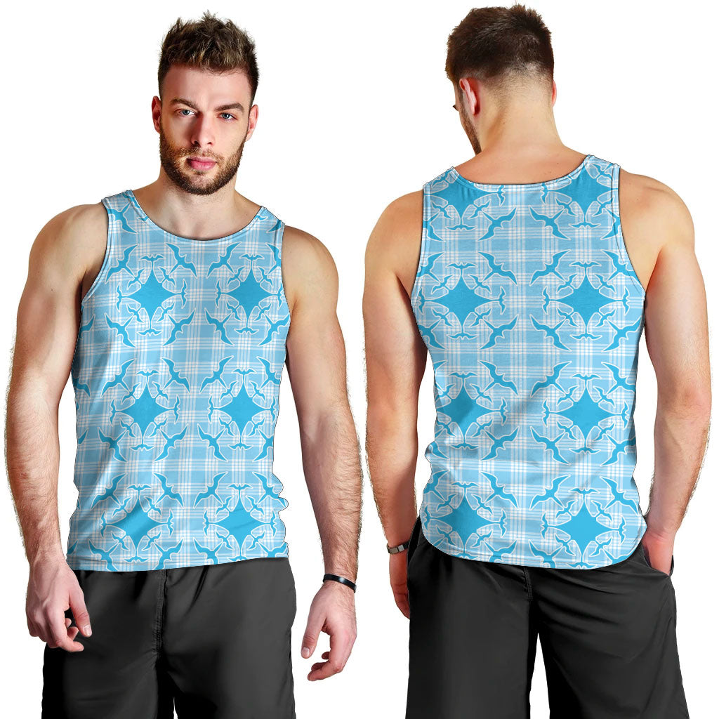 Polu Hawaii Iwa Bird Palaka Motifs Men Tank Top LT14 - Polynesian Pride
