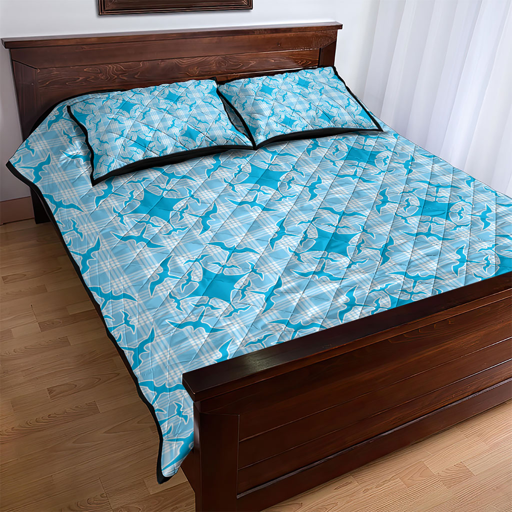 Polu Hawaii Iwa Bird Palaka Motifs Quilt Bed Set LT14 - Polynesian Pride