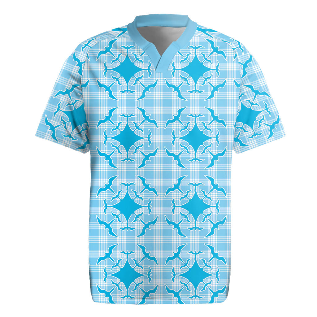 Polu Hawaii Iwa Bird Palaka Motifs Rugby Jersey