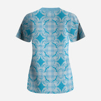 Polu Hawaii Iwa Bird Palaka Motifs Scrub Top LT14 - Polynesian Pride