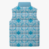 Polu Hawaii Iwa Bird Palaka Motifs Sleeveless Puffer Jacket LT14 - Polynesian Pride