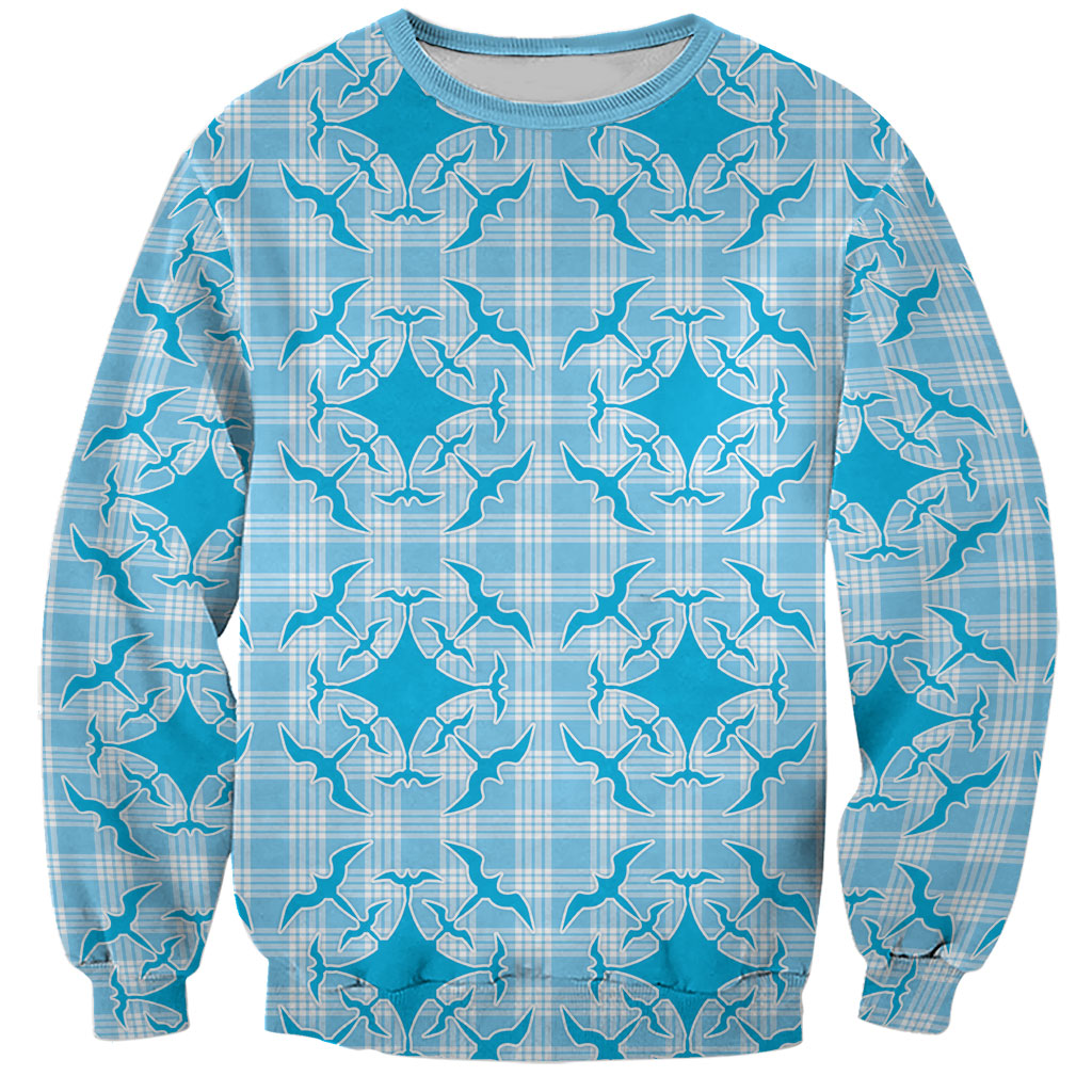 Polu Hawaii Iwa Bird Palaka Motifs Sweatshirt