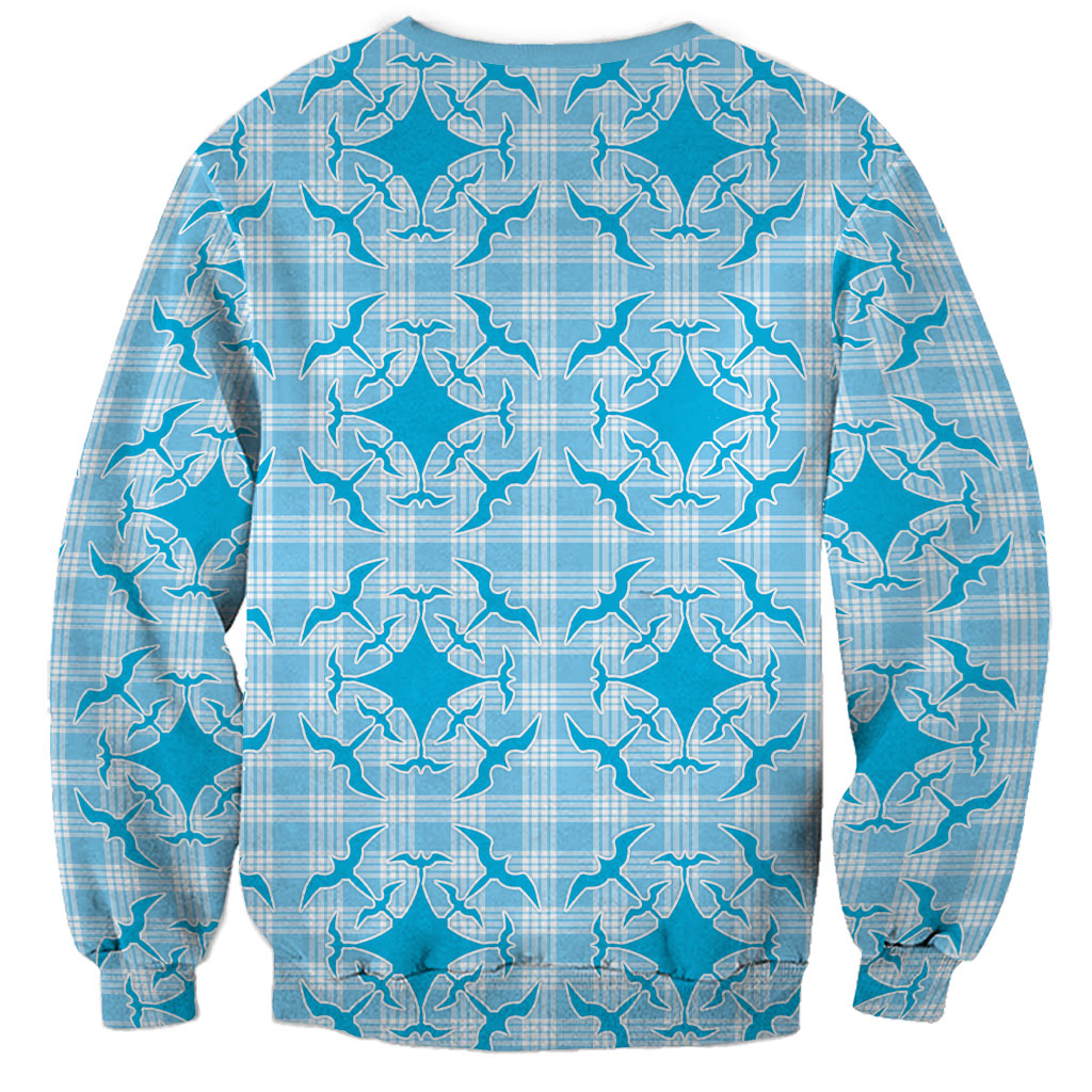 Polu Hawaii Iwa Bird Palaka Motifs Sweatshirt LT14 - Polynesian Pride