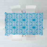 Polu Hawaii Iwa Bird Palaka Motifs Tablecloth LT14 Blue - Polynesian Pride