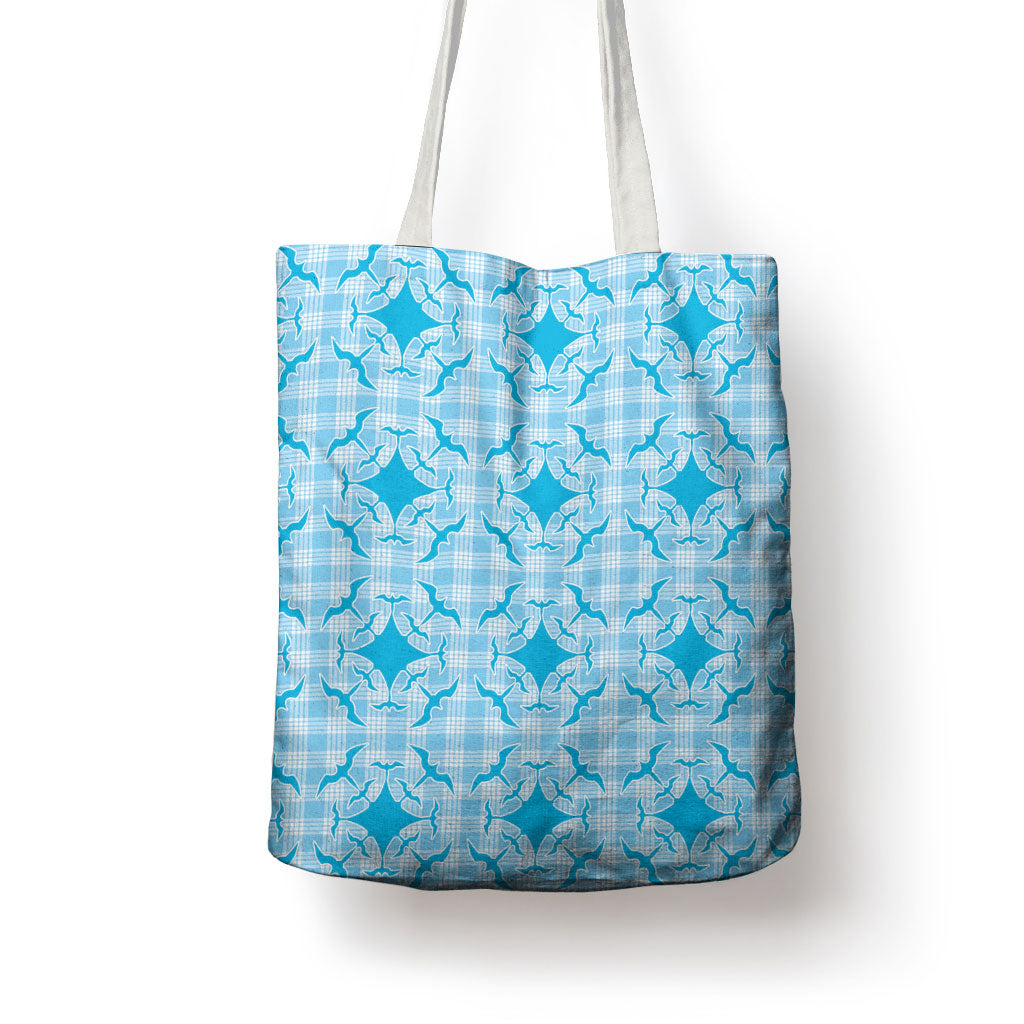 Polu Hawaii Iwa Bird Palaka Motifs Tote Bag LT14 - Polynesian Pride