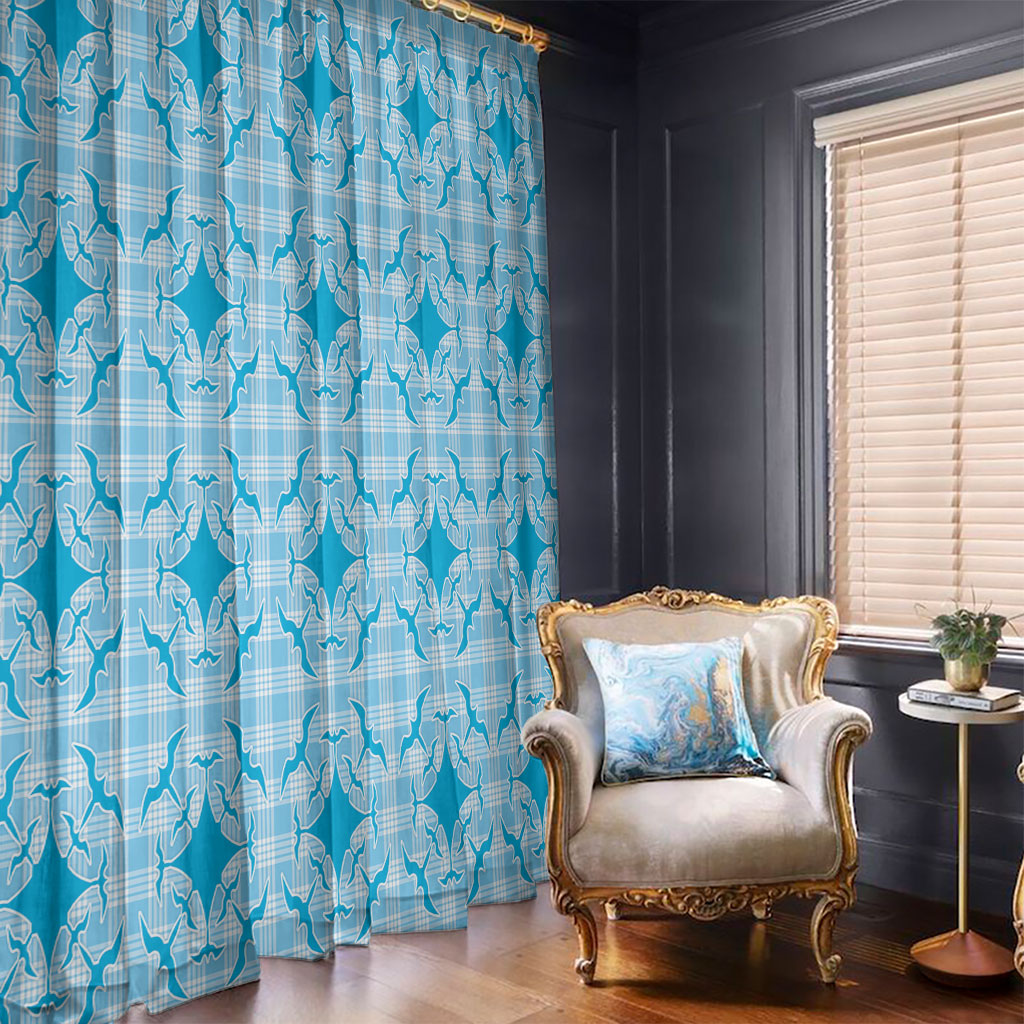 Polu Hawaii Iwa Bird Palaka Motifs Window Curtain LT14 - Polynesian Pride