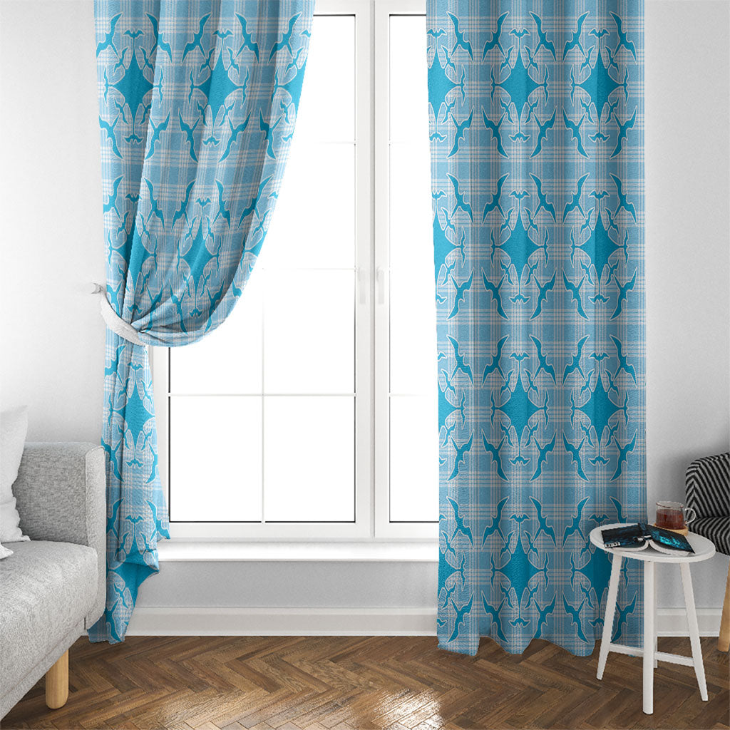 Polu Hawaii Iwa Bird Palaka Motifs Window Curtain LT14 - Polynesian Pride