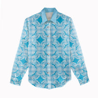 Polu Hawaii Iwa Bird Palaka Motifs Women Casual Shirt LT14 - Polynesian Pride
