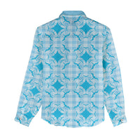 Polu Hawaii Iwa Bird Palaka Motifs Women Casual Shirt LT14 - Polynesian Pride
