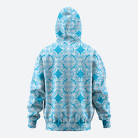 Polu Hawaii Iwa Bird Palaka Motifs Zip Hoodie LT14 - Polynesian Pride