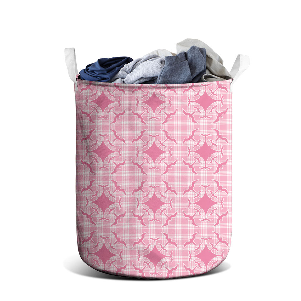 Alaka Hawaii Iwa Bird Palaka Motifs Laundry Basket LT14 - Polynesian Pride