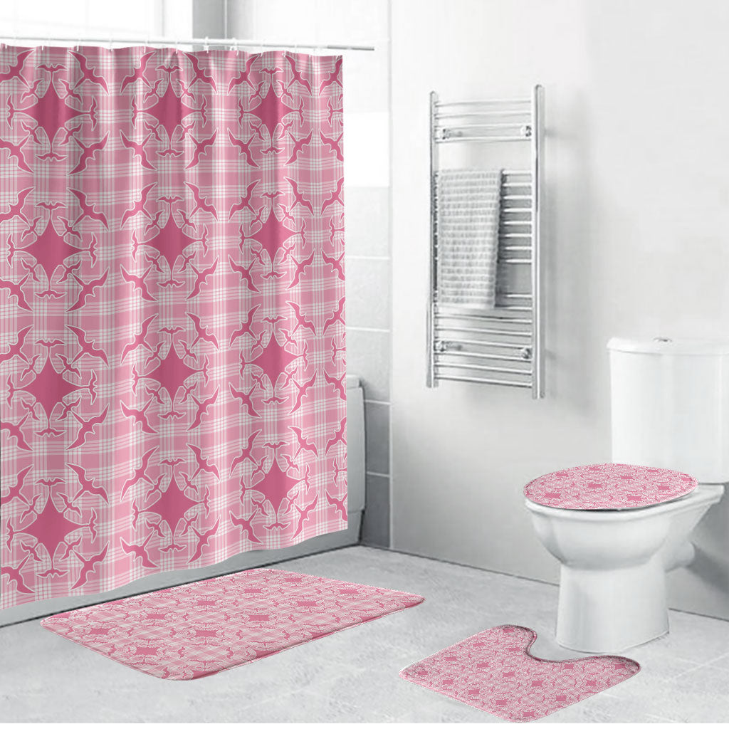 Alaka Hawaii Iwa Bird Palaka Motifs Bathroom Set