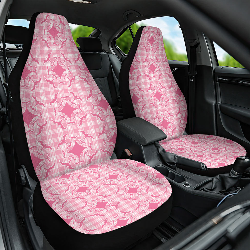 Alaka Hawaii Iwa Bird Palaka Motifs Car Seat Cover LT14 One Size Pink - Polynesian Pride