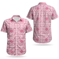 Alaka Hawaii Iwa Bird Palaka Motifs Couples Matching Long Sleeve Bodycon Dress and Hawaiian Shirt LT14 - Polynesian Pride