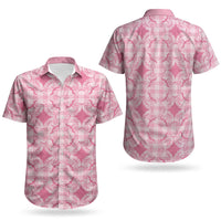 Alaka Hawaii Iwa Bird Palaka Motifs Couples Matching Short Sleeve Bodycon Dress and Hawaiian Shirt LT14 - Polynesian Pride