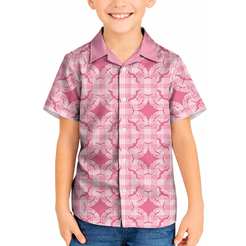 Alaka Hawaii Iwa Bird Palaka Motifs Kid Hawaiian Shirt