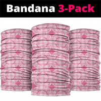 Alaka Hawaii Iwa Bird Palaka Motifs Neck Gaiter LT14 package One Size: 25*50cm Pink - Polynesian Pride