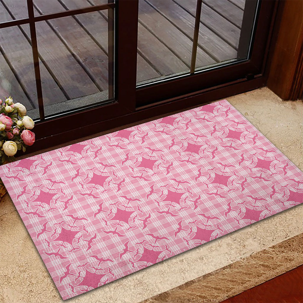 Alaka Hawaii Iwa Bird Palaka Motifs Rubber Doormat LT14 - Polynesian Pride